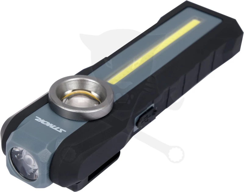 Szerelőlámpa LED COB + 1 ledes dönthető akkus 5W szerelőlámpa - Sthor