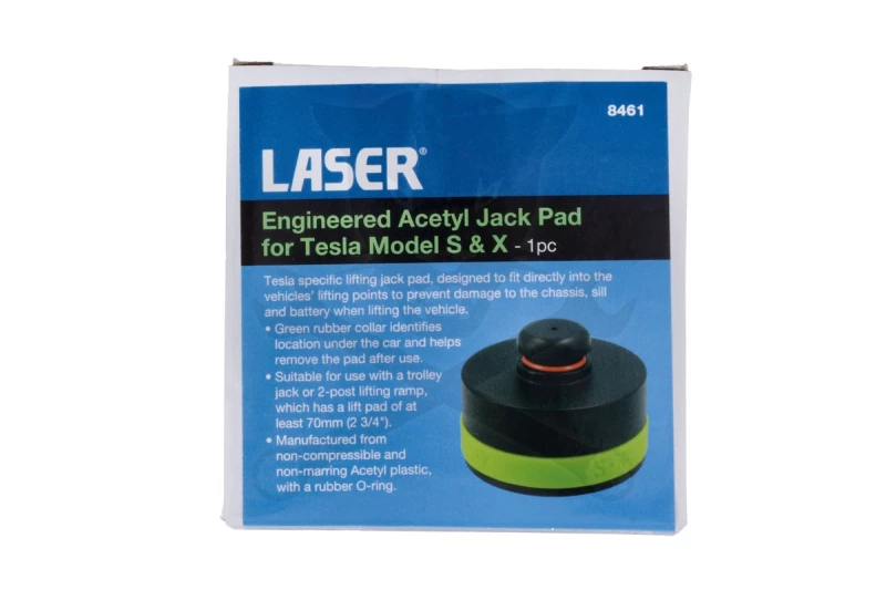 Gumipogácsa adapter - gyári emelési pontokhoz - Tesla S/X 1db