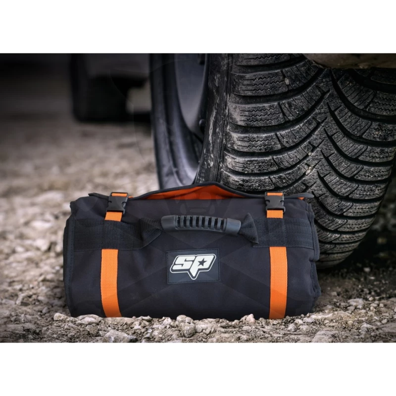 Szerszámkészlet 66 db-os összetekerhető vászon tartó táskás -SP Tools