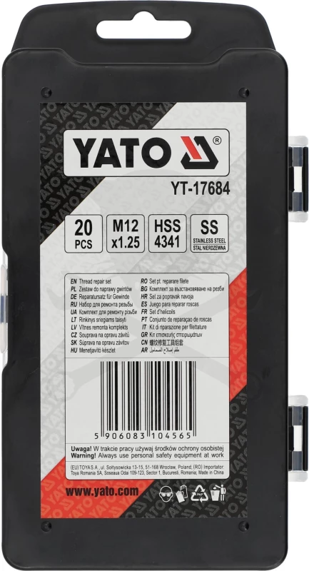 Menetjavító készlet M12x1,25 20 db-os