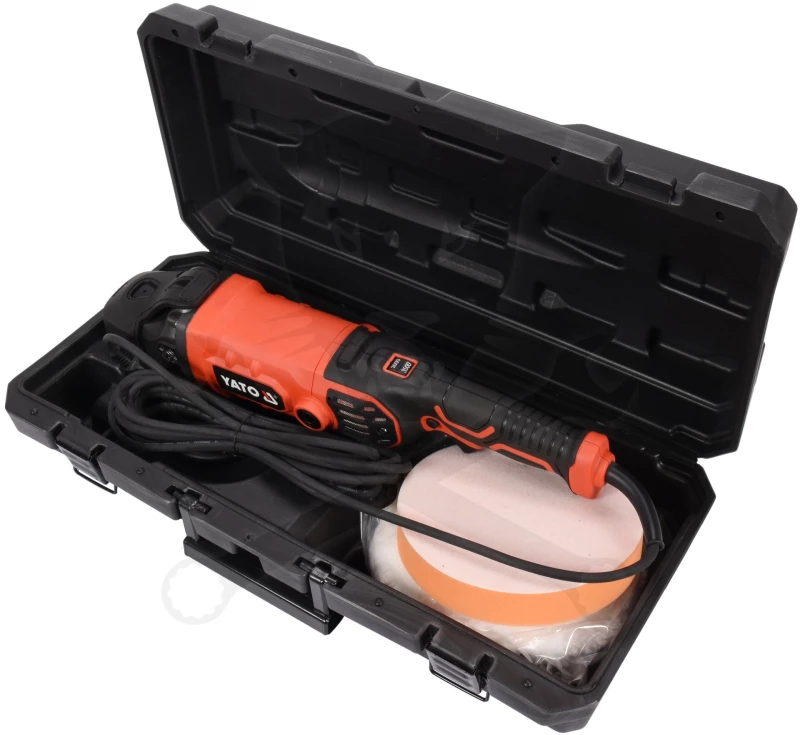 Polírozógép 1400 W 180 mm + koffer - Yato