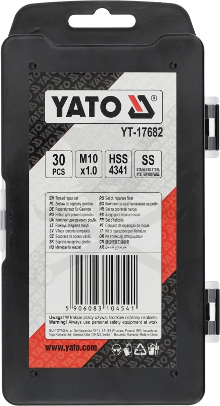 Menetjavító készlet M10x1,0 30 db-os