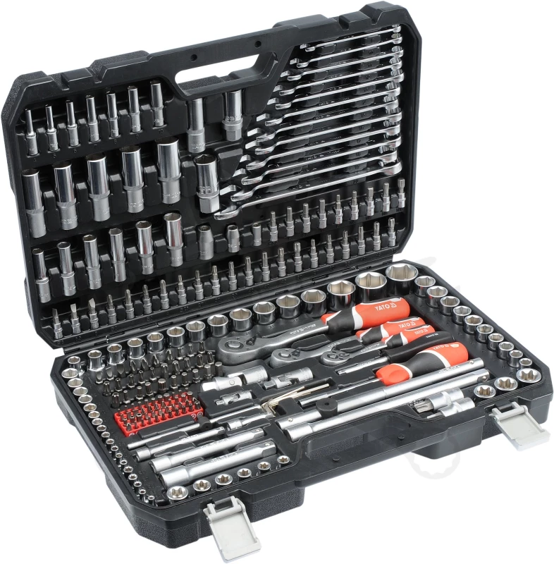 Dugókulcs készlet 1/4" - 3/8" - 1/2" - 216r. - Yato