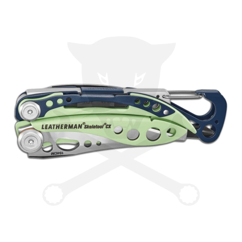 Multifunkciós szerszám Leatherman Skeletool CX Verdant