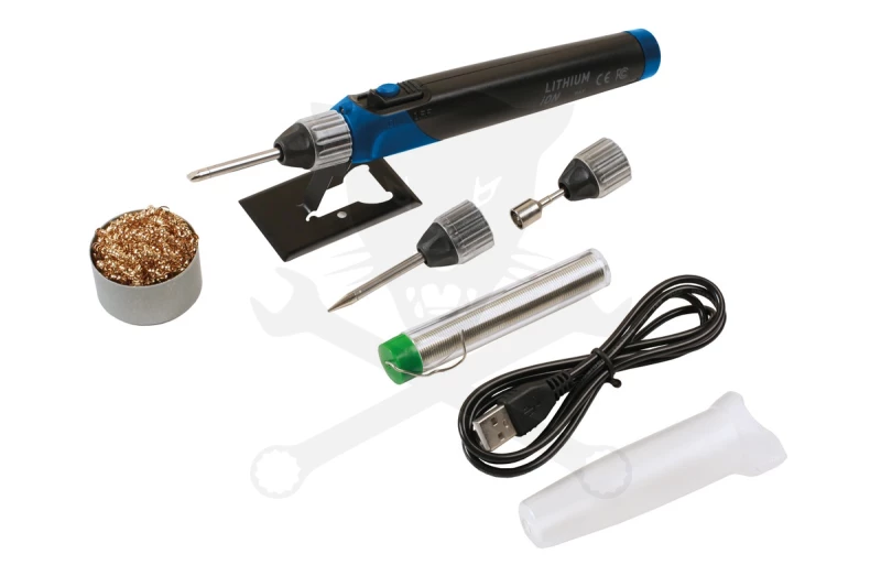 Forrasztópáka készlet újratölthető akkumulátorral - 30 W max.600°C -LASER