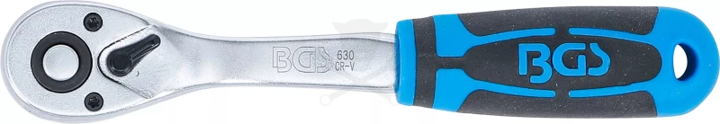 Crowa racsnis kulcs 1/4" 90 fogú, irányváltós - BGS