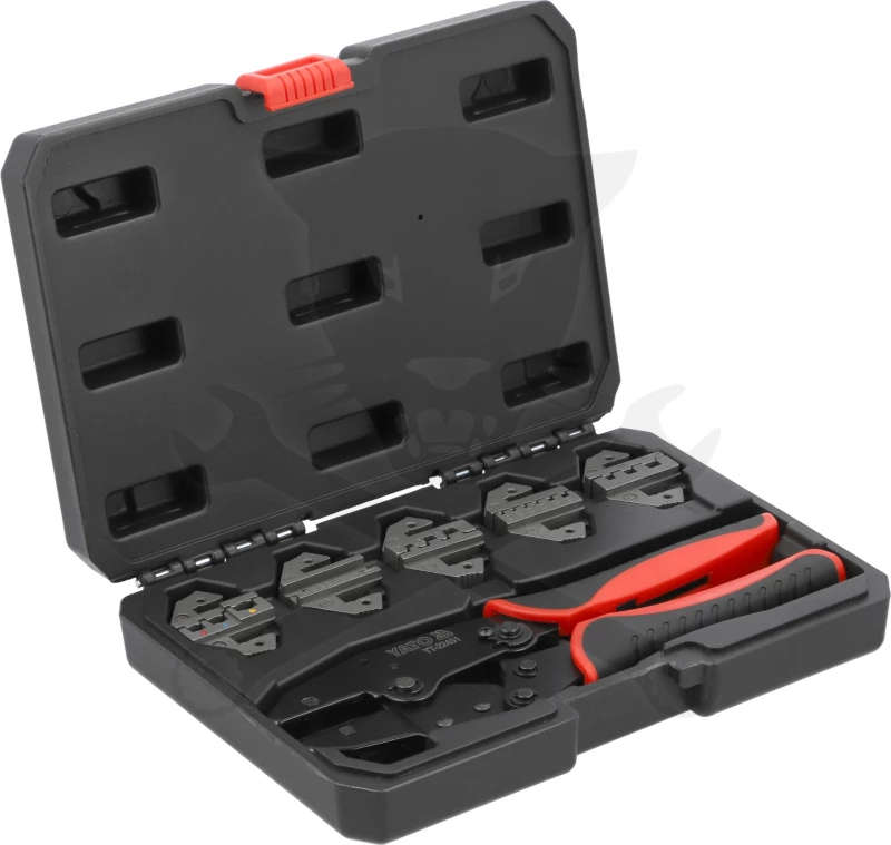 Fogó, krimpelő fogó készlet cserélhető pofákkal 0,5-16 mm2 -