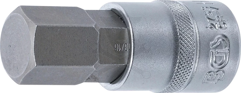 Rátűzőkulcs - crowa+bit 1/2" imbusz 13/16" x 70 mm - BGS