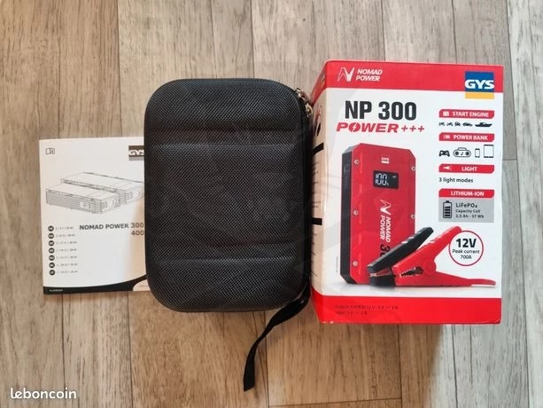 Akkumulátor bikázó-indító (starter) Lithium 300/350A, 12V multifunkc.