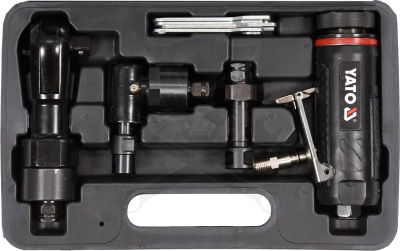 Levegős egyenes csiszológép és racsniskulcs készlet - Yato