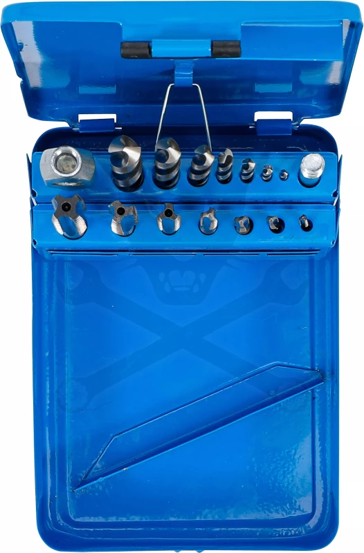 Menetfúró-előfúró klt 16 db-os gépi M3-M12/2,5x10,2 mm