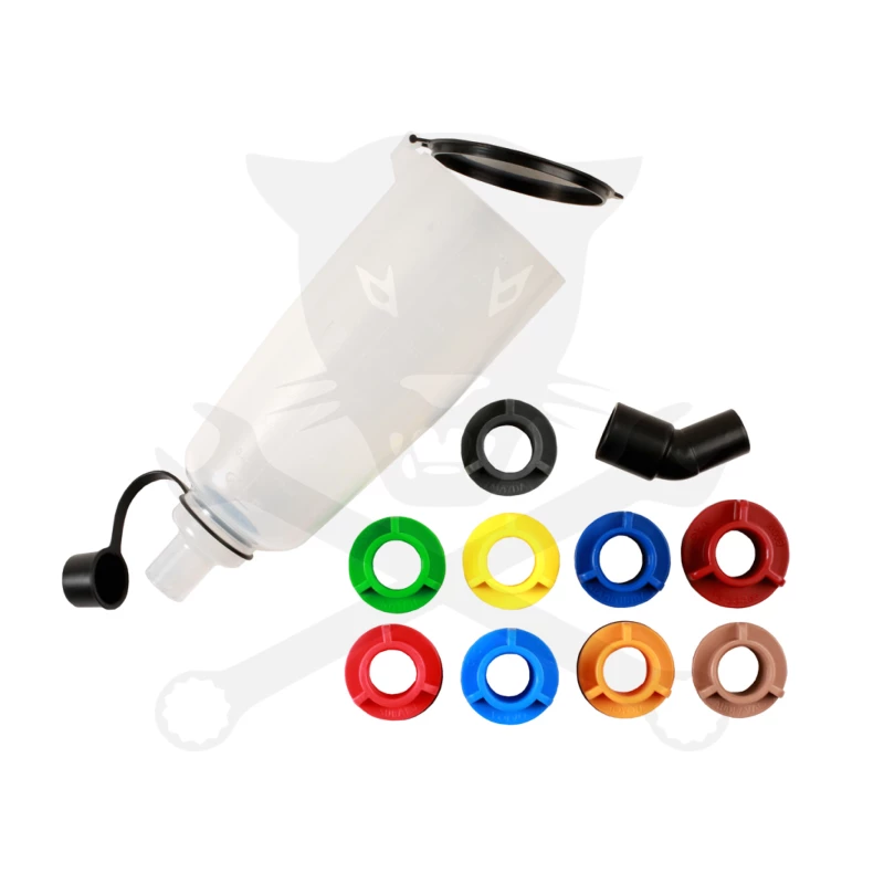 Tölcsér olajbetöltéshez speciális kézmentes, univerzális, 9 db-os