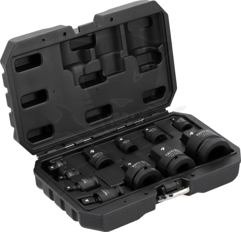 Adapter készlet 1/4"-3/8"-1/2"-3/4"-1" 11 db-os készlet- gépi - Yato