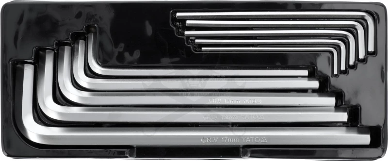 Imbuszkulcs készlet 10 db-os 3 - 17 mm - Yato