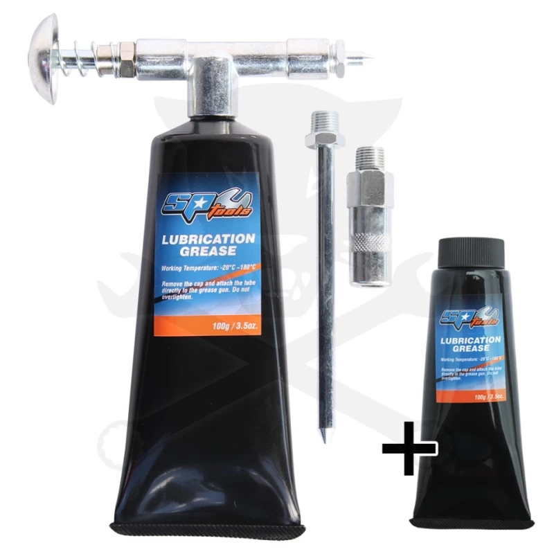 Zsírzópisztoly, mini, 100 g utántöltő tubussa - SP Toolsl