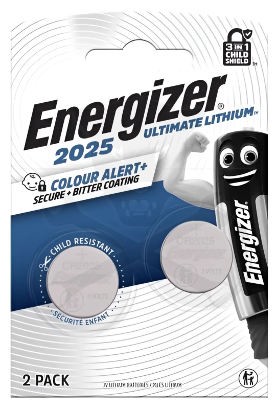 Elem 3V - CR2025 gombelem - Li Energizer Ultimate Performance