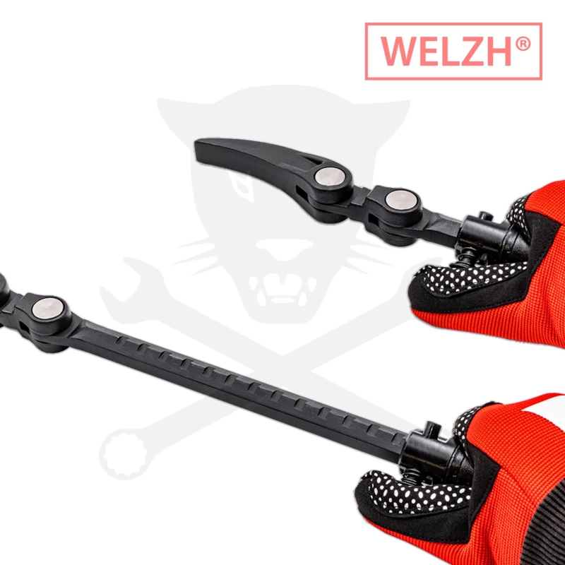 Pajszer - feszítővas 340-470 mm - csuklós kivitel, állítható - Welzh