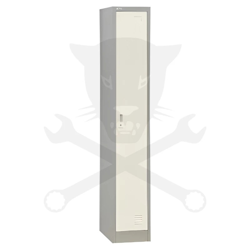 Öltözőszekrény - 1 emberes - egy hosszúajtós kivitel 1850x300x450mm