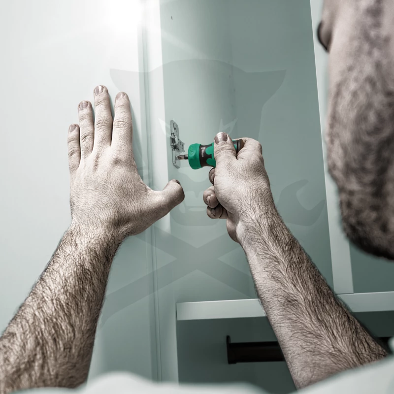 Csavarhúzó készlet marok racsnis 6in1 1/4" Kraftform RA 1 - Wera