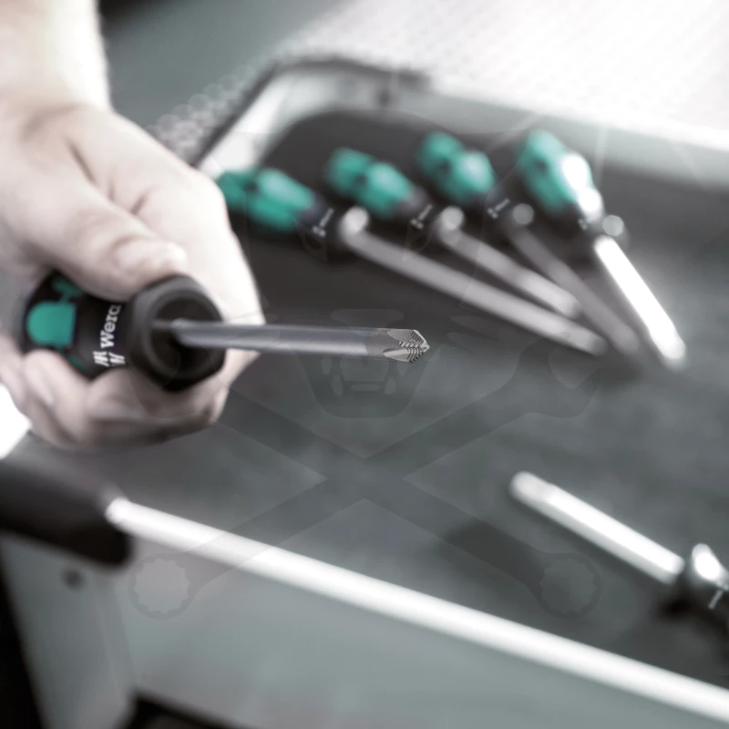 Csavarhúzó készlet 6 részes PH + SL 334/6 - falitartóval - Wera