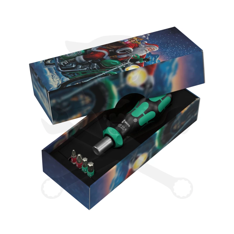 Csavarhúzó bit hajtó racsnis - 838 RA S/4 Christmas - Wera