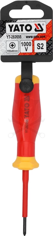 Csavarhúzó szigetelt PZ0x 60 VDE 1000V - Slim - Yato