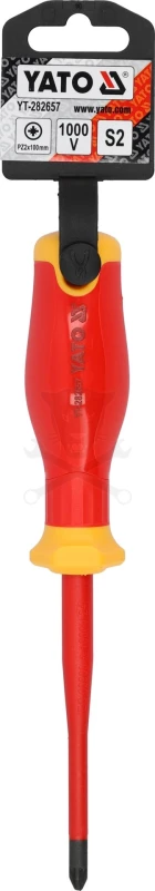 Csavarhúzó szigetelt PZ2x100 VDE 1000V - Slim - Yato