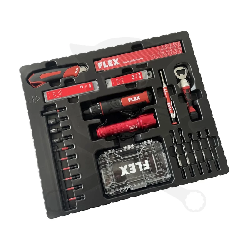 Karácsonyi szerszámkészlet ADVENTI KALENDÁRIUM 36 db-os - FLEX