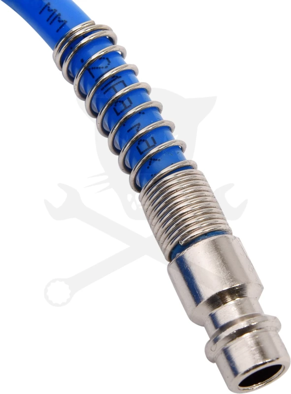 Levegőcső spirál 5 m kék - szerelt 8 mm / 5 mm PU - Yato