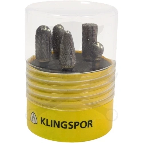 Turbómaró készlet 5 db-os 6 mm-es szárral - Volfram-Karbid - Klingspor