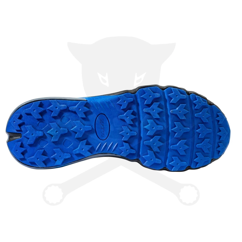 Munkacipő orrvédelem nélküli SPARCO - S-Park GAP O1 SR FO HRO Fekete-Kék 38