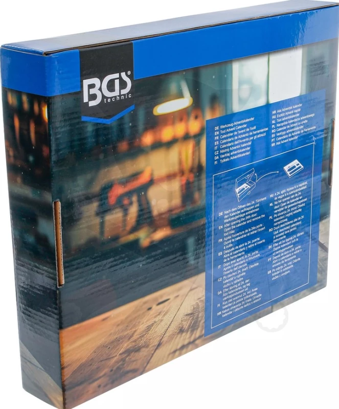 Karácsonyi szerszámkészlet ADVENTI KALENDÁRIUM 44 db-os - BGS