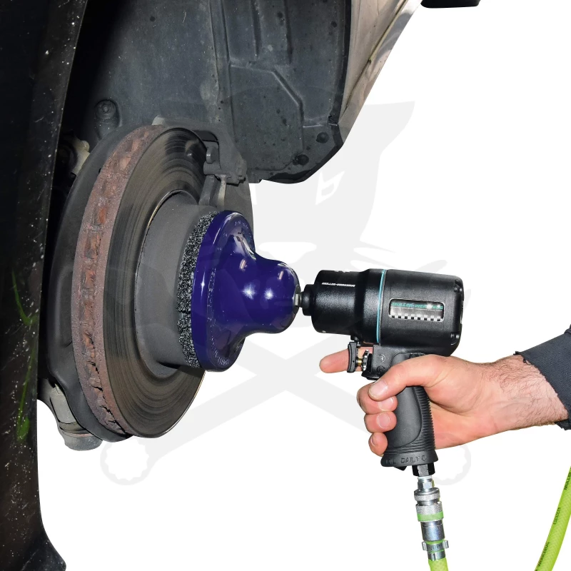 Tisztítókorong - négertárcsa befogó 1/2" 160x75 mm+1db tárcsa készlet