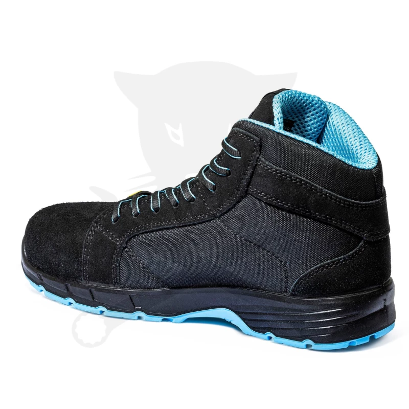 Munkavédelmi bakancs SPARCO - Horizon-H FARGO ESD S3S SR FO Fekete-Kék 45-ös