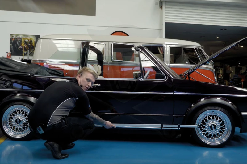 Mérőrúd teleszkópos 1000 - 3000 mm - PowerTec