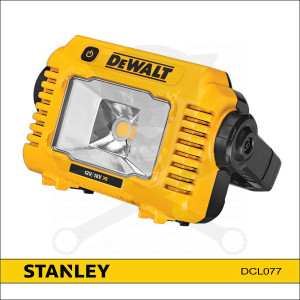 Szerelőlámpa, akkus, állítható fej - akku nélkül - 500-2000 Lm - DeWalt