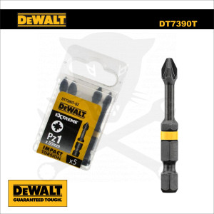 Bithegy, gépi, torziós PZ1 x 50 mm - 5 részes - DeWalt Extreme