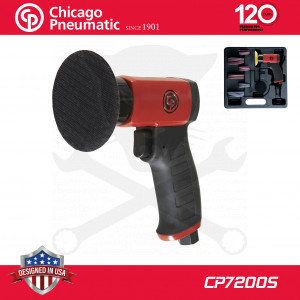Levegős excenter csiszológép 50-75 mm 2"-3"- 2.5 mm MINI készlet Chicago (CP7200S)