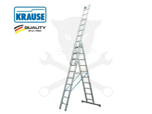 Létra ALU létrafokos sokcélú álló 3x10 fokos - Krause STABILO