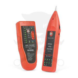 Érpárkereső hangjelzéssel, LED-es, RJ45 kábel teszterrel