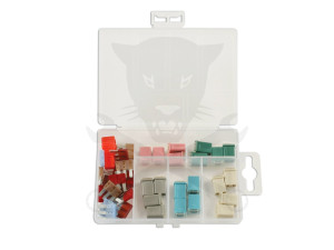 Biztosíték készlet M-tipusú és Micro 3 Biztosíték 41 db-os