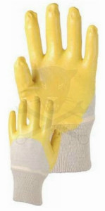 Kesztyű sárga nitril 10-es Houston