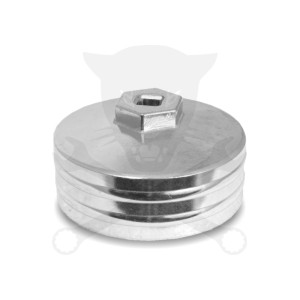 Olajszűrő leszedő kupak 074 mm x 14 lap Alu