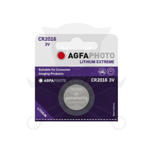 Elem 3V - CR2016 gombelem - Li AgfaPhoto (AGFA-CR2016-Li)