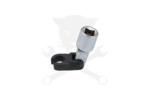Villáskulcs adapter csuklós 10 mm-es Crowfoot nyitott 12 lapú 3/8"