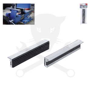 Satuhoz lágy-pofa 150 mm-es gumi betétes 2 db-os - mágneses kivitel BGS