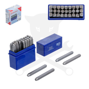 Beütő készlet BETŰ 4 mm-es BGS