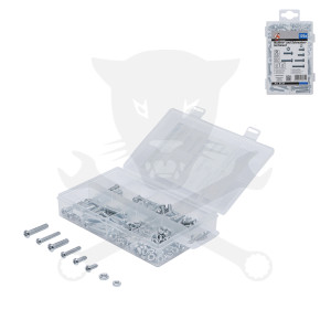 Anya és csavar készlet M4-M5 125 db-os