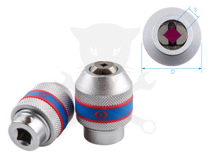 Menetfúró-hajtó gyorstokmány 3/8" 2.0-6.0 mm KingTony