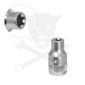 Dugókulcs - crowafej 1/4" belső torx E08 Genius